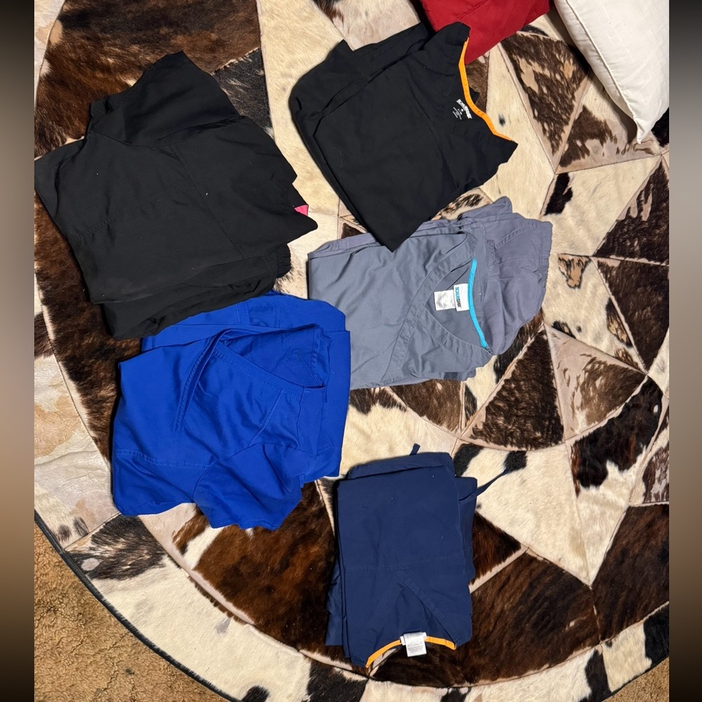 5 pairs of matching scrubs